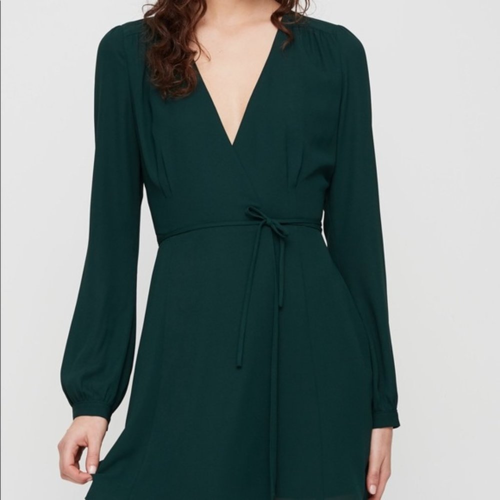 Aritzia Sunday Best Alexi Wrap Dress